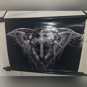 Gothic Dark Angel's Wall Hanging.